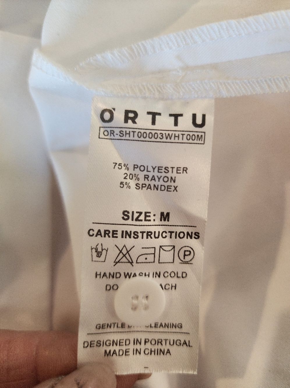 ORTTO Star Neck Shirt Long Sleeve Size MEDIUM - Picture 4 of 13